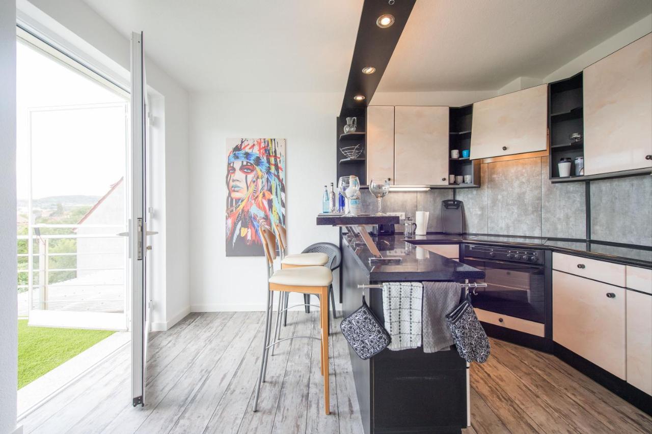 Weitblick-Ferienwohnung Eisenach Bagian luar foto